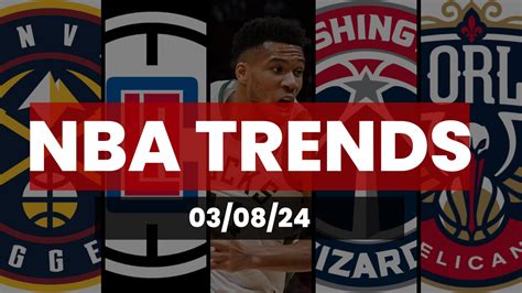betting trends nba|2024 NBA Betting Trends & Matchup Analysis at Point Spreads.